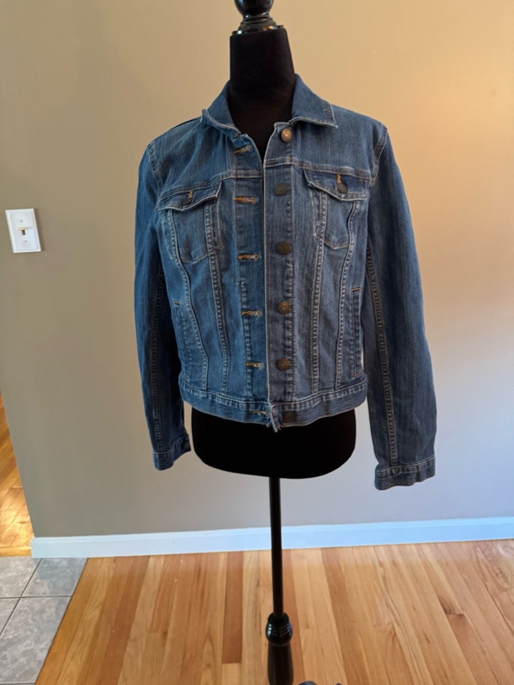 Banana Republic light blue denim shirt jacket